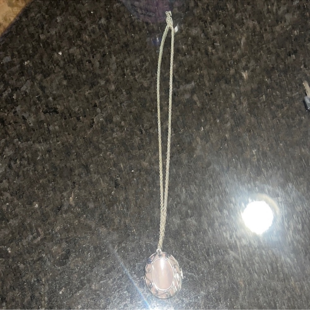 Crystal quartz pendant necklace